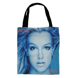 Britney Spears In The Zone Album Medium Double Sided Reusable Canvas Tote Bag